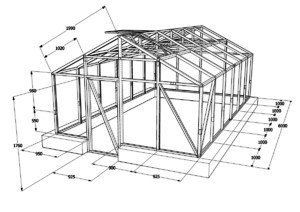 Каркас теплицы из профильной трубы